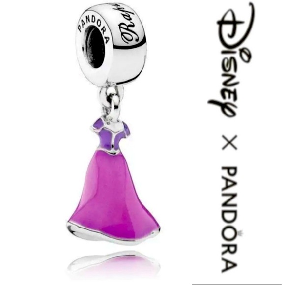 NWOT Pandora x Disney RAPUNZEL DRESS Dangle
Charm #791819ENMX - Picture 1 of 16